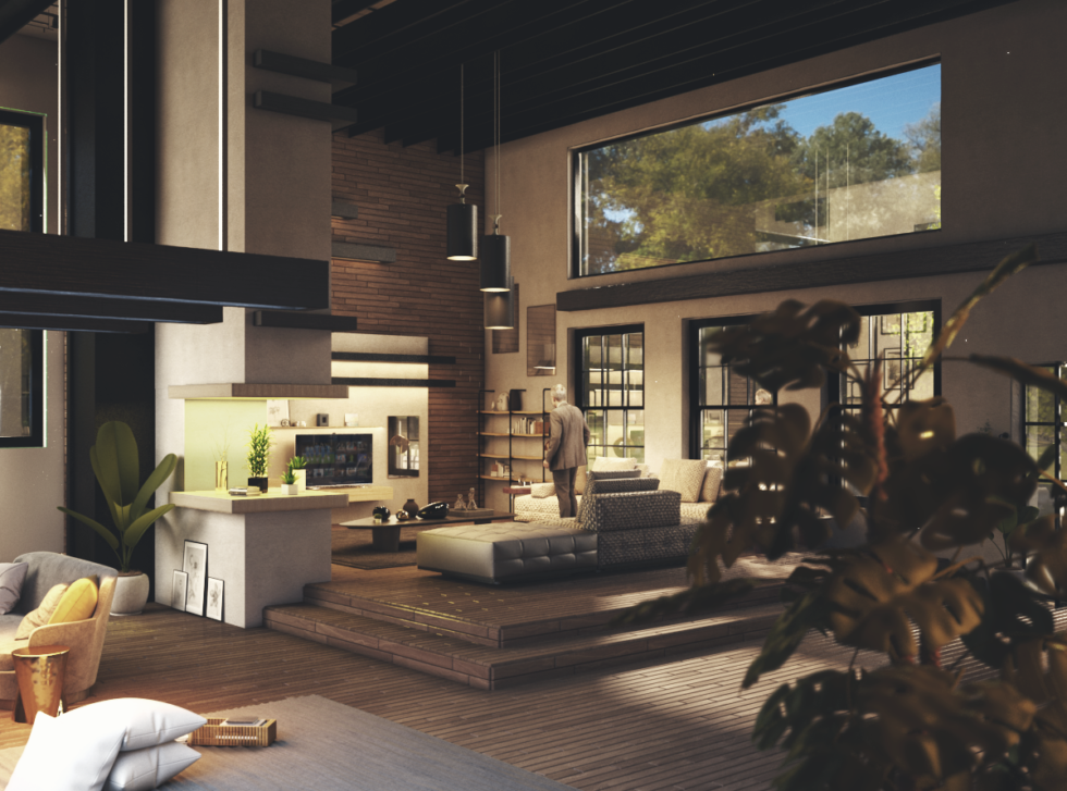 Industrial Loft - Contemporary Interiors