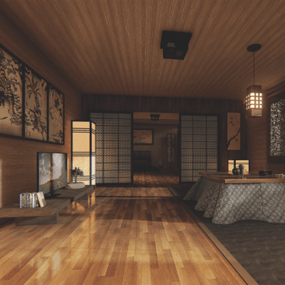 Japanese Interiors - Minimal Layout